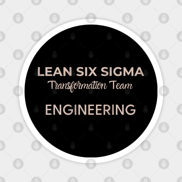 Lean Transformation Team Engineering Magnet by Viz4Business